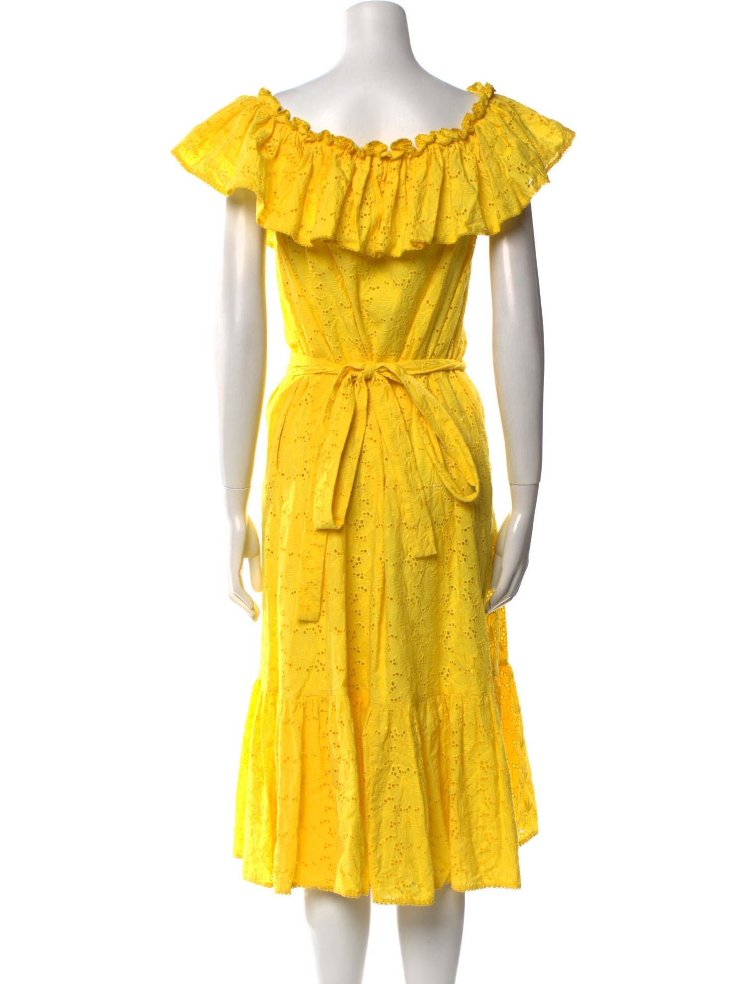 Lisa Marie Fernandez Scoop Neck Midi Length Dress